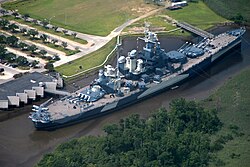 USS North Carolina on permanent display in Wilmington