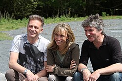 Packham with other Springwatch presenters Michaela Strachan and Martin Hughes-Games, in May 2014