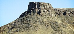 Shoshonite lava flows on South Table Mountain, Colorado