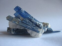 Kyanite crystals (unknown scale)
