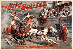 American burlesque on Ben Hur, c. 1900