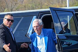 Senator Mitch McConnell in Kentucky on October 30, 2024