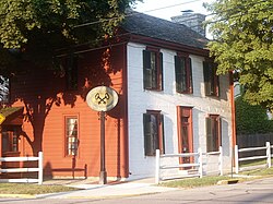 1808 Overfield Tavern, one of Ohio's oldest taverns, now a museum