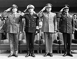 Original members of the Government Junta of Chile (1973)