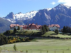 The Llao Llao Hotel in San Carlos de Bariloche. The city is the largest tourist destination in all of Patagonia.