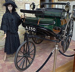 The first production car: 1888 Benz Patent-Motorwagen Model 2 on loan from Science Museum, London to Automuseum Dr Carl Benz, Ladenburg, 2014