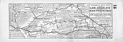 Gas and oil were available in Somis for automobile travelers according to this 1916 highway map.