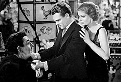 David Landau, Loretta Young and Cagney in Taxi! (1932)