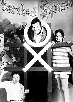 Peter Marshall hosting Storybook Squares in 1969