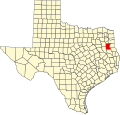 Rusk County map