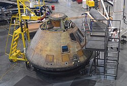 Columbia at the Mary Baker Engen Restoration Hangar