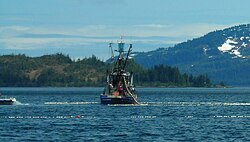 Seine fishing for salmon Prince William Sound, Alaska