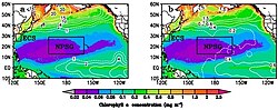 Excessive nitrate and phosphate concentrations measured in the Pacific Ocean[39]