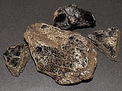 Dark mica from eastern Ontario