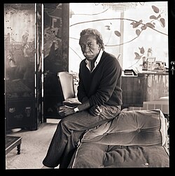 Gordon Parks next to his piano, photograph by David Finn (late 1980s)