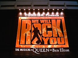 We Will Rock You musical in Tokyo, Japan, November 2006