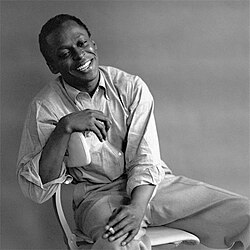 Miles Davis in 1955, three years before meeting Evans.