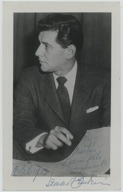 Leonard Bernstein (photo with dedication from 1953)