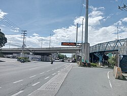 Karuhatan Interchange in Valenzuela, where the highway intersects with NLEX Harbor Link