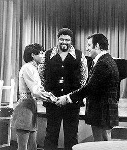 Ross as a guest star with football player and actor Rosey Grier, on the Danny Thomas television program Make Room for Granddaddy in 1971