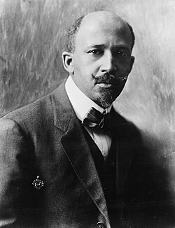 Portrait of W.E.B. DuBois, photographed in 1918