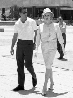 Bacharach with Marlene Dietrich in Jerusalem, 1960