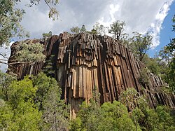Columnar jointing at Sawn Rocks