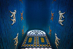 Inside the replica gate built in 1930