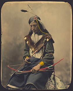 Chief Bone Necklace, an Oglala Lakota from the Pine Ridge Indian Reservation (1899)
