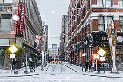 Winter on East 4th Street