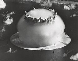 Shot "Baker" of Operation Crossroads (1946) was the first underwater nuclear explosion.