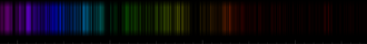 Color lines in a spectral range
