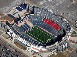 Gillette Stadium has been New England Revolution's home stadium since 2002