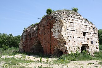 Remnants of a blast furnace in Russia first commissioned in 1715 by order of Peter the Great with the help of Holland masters.[citation needed]