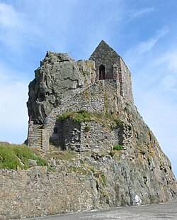 The Hermitage of Saint Helier lies in the bay off Saint Helier, Jersey and is accessible on foot at low tide.