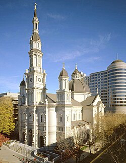 Cathedral of the Blessed Sacrament, the seat of the Diocese of Sacramento