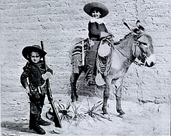 Photographic postcard by Mollie Fly, captioned "Arizona Prospectors, Tombstone", n.d. (before 1912). A rare example of her work.
