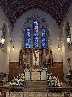 The high altar of Our Saviour Lutheran Church in Baltimore, which belongs to the Lutheran Church – Missouri Synod