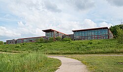 Audubon nature center at Scioto Audubon Metro Park, the first built close to a major city's downtown