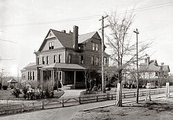 The Oaks, Booker T. Washington's home on the Tuskegee campus, c. 1906
