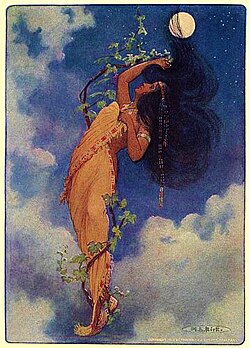 From the full moon fell Nokomis – from The Story of Hiawatha, 1910[5]
