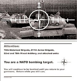 NATO psyop flyer during the Kosovo War 1999[377]
