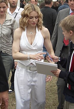 According to different estimations, the 1992 book Sex by Madonna (pictured) is both the fastest-selling and best-selling coffee table book in publishing history.[1][2]
