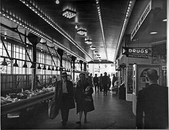 Pike Place Market, Seattle, Washington, United States, 1968