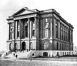 Original Rogers Building in Back Bay, Boston, 1872