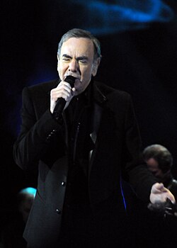 Diamond performing at The Roundhouse, London on October 30, 2010.