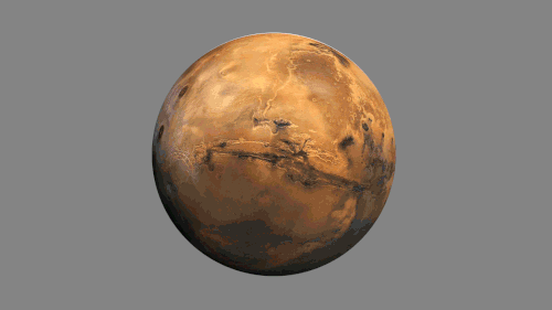 Mars – Seismic wave simulation (artist concept; 2019)