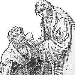 Martin Luther communing John the Steadfast