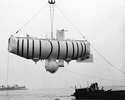 In 1960, Jacques Piccard and Don Walsh were the first people to explore the deepest part of the world's ocean, and the deepest location on the surface of the Earth's crust, in the Bathyscaphe Trieste designed by Auguste Piccard.