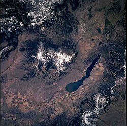 2001 astronaut photography of Helena Montana taken from the International Space Station (ISS)